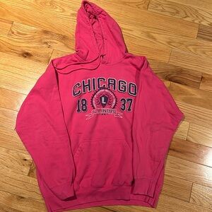 Chicago Illinois sweatshirt pink women’s size large by Point Sportswear